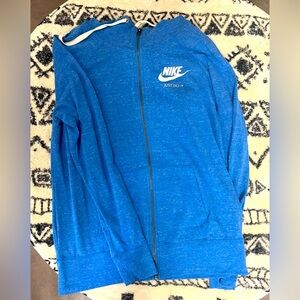 Nike lightweight hooded zip-up sweatshirt. Size Large.